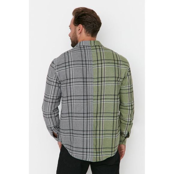 NWT Trendyol Men Regular fit Shirt collar Woven Shirt - Picture 7 of 11